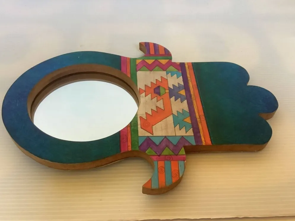 Petit miroir style mexicain