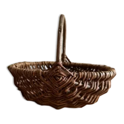 Petit panier ancien en osier