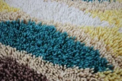 Petit tapis de design des années 50 dans le style Ege Rya, Danemark, 1970.