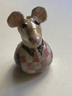 Petit vase “bud vase” en céramique émaillée