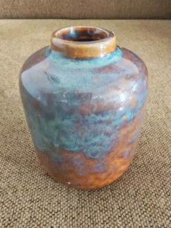 Petit vase en céramique vintage type fat lava