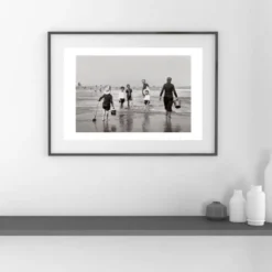 Photo ancienne à la mer, années 1900