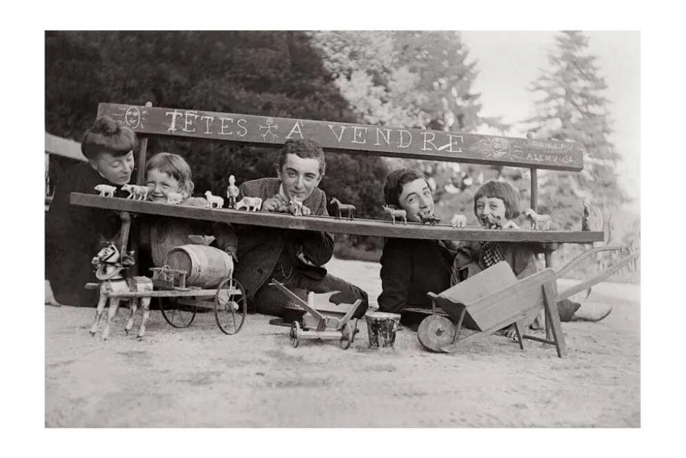 Photo ancienne, thème "Enfants", mi-XXème siècle