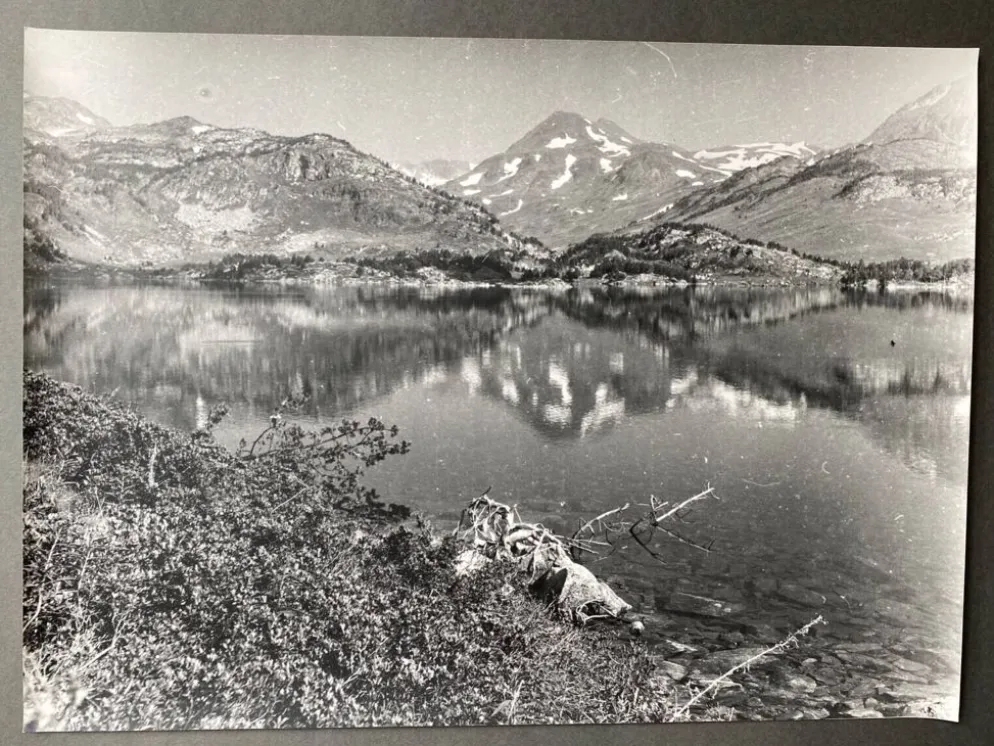 Photo argentique Bernard Darot XXe Lac