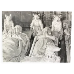Photo argentique Bernard Darot XXe Tombeau