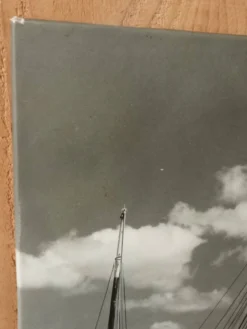 Photo d'un bateau à Roscoff, années 50