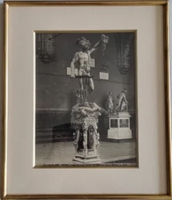 Photo gélatino-argentique Broni Florence Persée Cellini vers 1900 30x35 cm