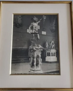 Photo gélatino-argentique Broni Florence Persée Cellini vers 1900 30x35 cm