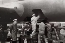 Photographie Air France cargo à Orly vintage années 70 encadré 53 x 43 cm