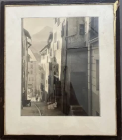 Photographie ancienne argentique Briançon 1950