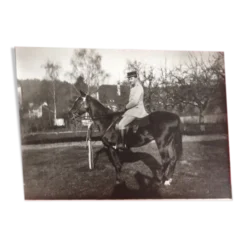 Photographie ancienne cavalier