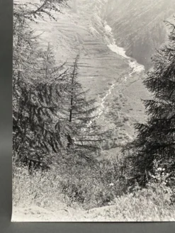 Photographie argentique Bernard Darot Paysage de montagne XXe
