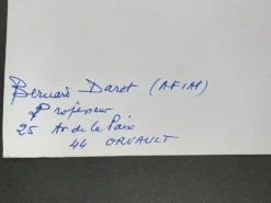 Photographie argentique Bernard Darot Fougères XXe