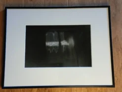 Photographie argentique noir et blanc, abstraite