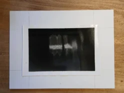 Photographie argentique noir et blanc, abstraite