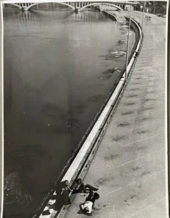 Photographie tirage argentique noir et blanc circa 1970