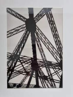 Photographie Vintage en Noir et Blanc des Années 70/80, Design Industriel, encadré 32 cm x 42 cm