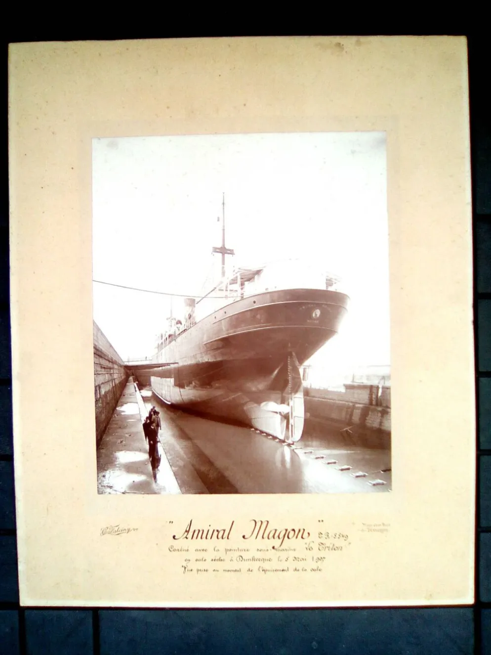 Photo industrielle/publicitaire de 1907