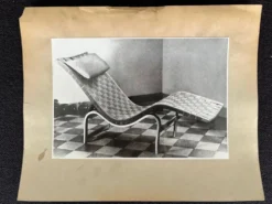 Photo originale de la chaise lounge Alvar Aalto / Finlande - 1950