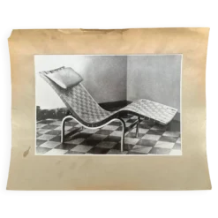 Photo originale de la chaise lounge Alvar Aalto / Finlande - 1950