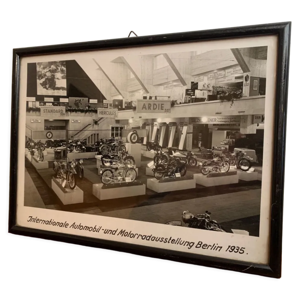 Photo originale de l’exposition Internationale Automobil Berlin 1935.
