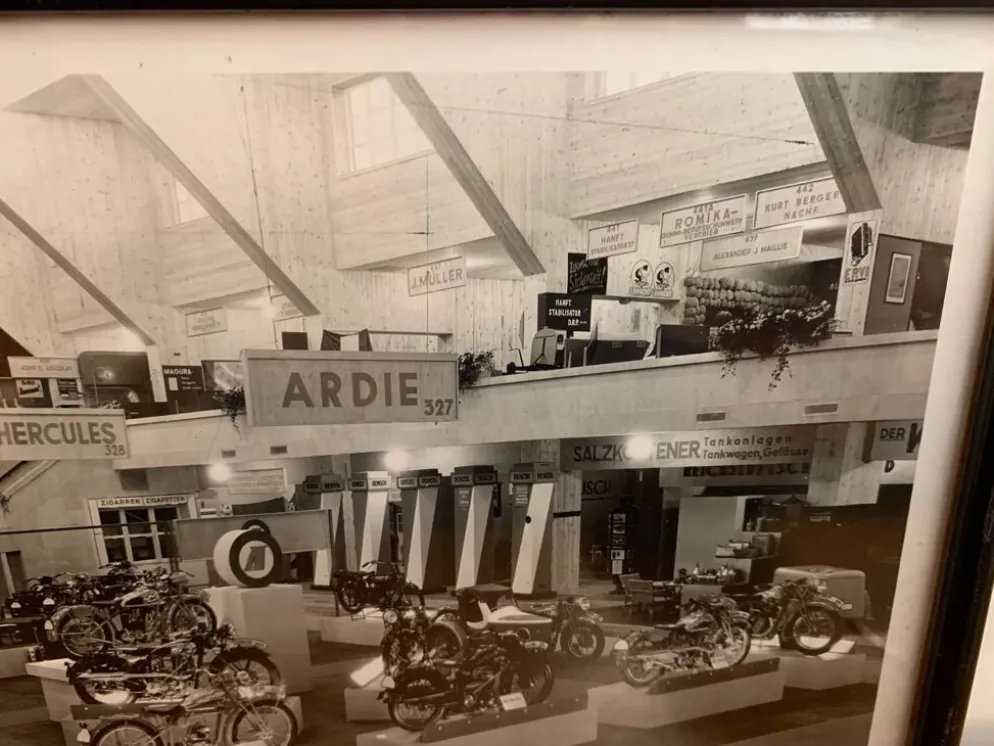 Photo originale de l’exposition Internationale Automobil Berlin 1935.
