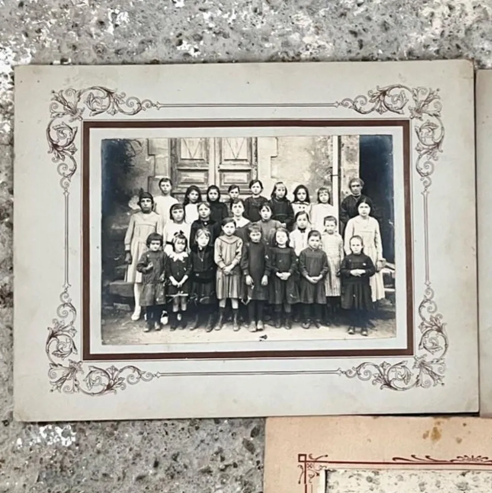 3 photos de classe début XXe