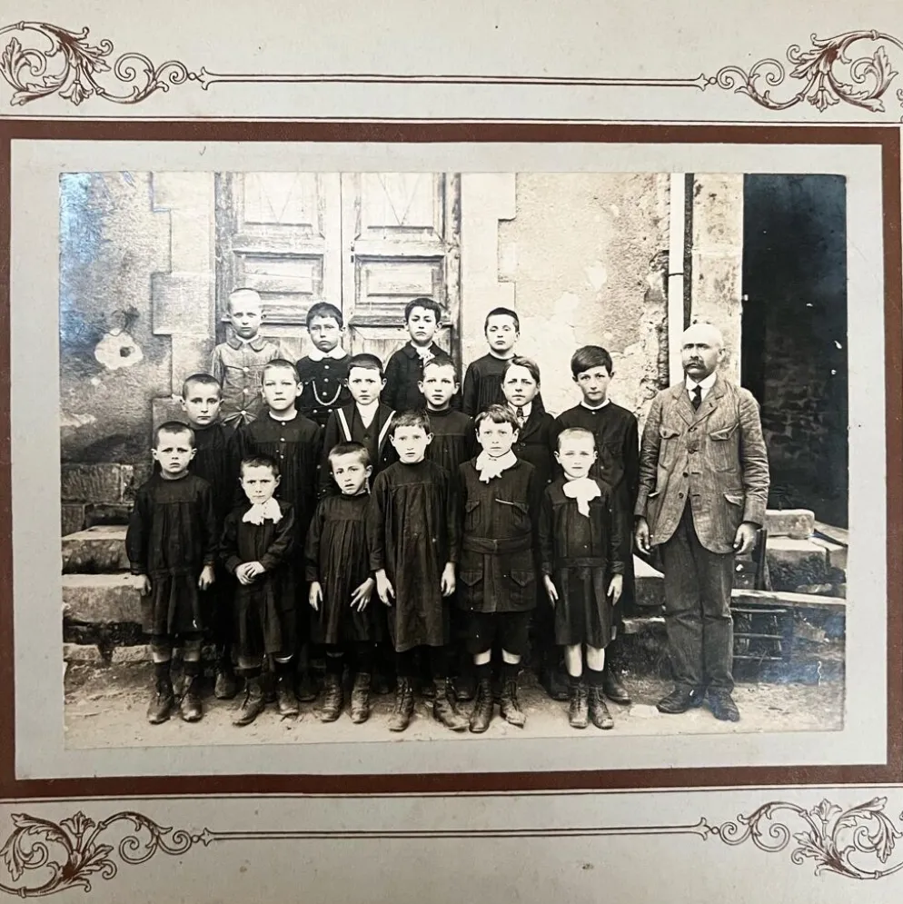 3 photos de classe début XXe