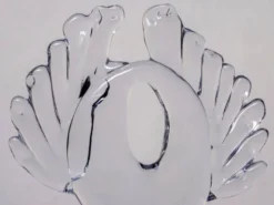 Pièce en verre sculptural du milieu du siècle, années 1970