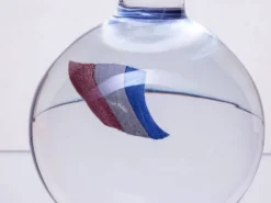 Pièce en verre sculptural du milieu du siècle, années 1970