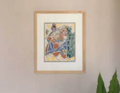 Pierre clamagirand,dit clama (1934-2015).technique mixte.