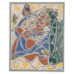 Pierre clamagirand,dit clama (1934-2015).technique mixte.
