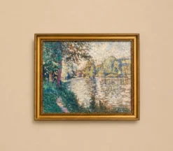 Pierre Thomas (1865-1930) — Bord de rivière en Limousin, huile sur toile
