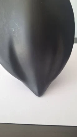 Pingouin En Céramique Noir Vallauris André Baud