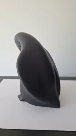 Pingouin En Céramique Noir Vallauris André Baud