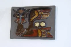 Plaque en ceramique suedoise jie Gantofta 1960