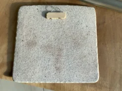 Plaque en grès vernissé Voldemar Volkoff 25x25