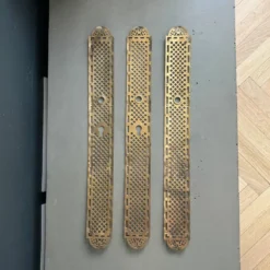 3 plaques de propreté anciennes - 52cm - Ref 1337
