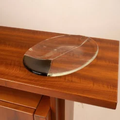 Plat de collecte en verre de Murano par Aureliano Toso pour Leucos, 1960