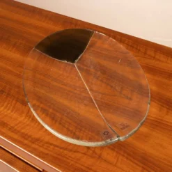 Plat de collecte en verre de Murano par Aureliano Toso pour Leucos, 1960
