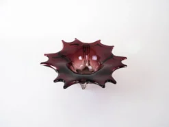 Plateau en verre, design italien, années 1970, fabriqué en Italie