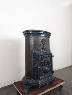 Poele à bois de marque Godin en fonte et acier