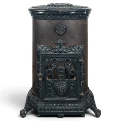Poele à bois de marque Godin en fonte et acier