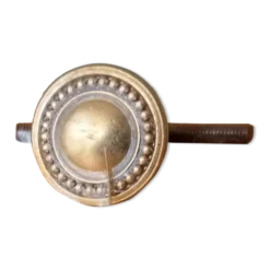 Poignée bouton de meuble vintage style Louis XVI doré à l' or fin