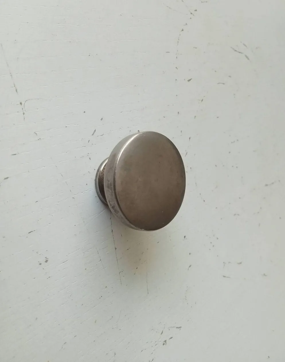 Poignée de meuble vintage en aluminium massif