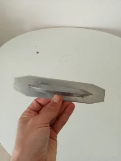 Poignée de meuble vintage en aluminium