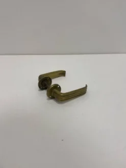 Poignée de porte en laiton Gio Ponti Art Déco années 1930 architecture italienne du milieu du siècle