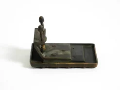 Poignée de poussée brutaliste en bronze par Alpan, Allemagne années 1970