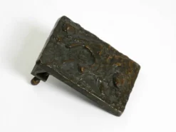 Poignée de poussée brutaliste en bronze par Alpan, Allemagne années 1970