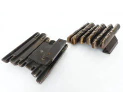 Poignées de portes brutalistes en bronze, Alpan, Allemagne, circa 1970
